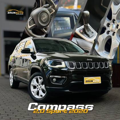 JEEP COMPASS 2.0 16V FLEX SPORT AUTOMÁTICO JEEP COMPASS 2.0 16V FLEX SPORT AUTOMÁTICO